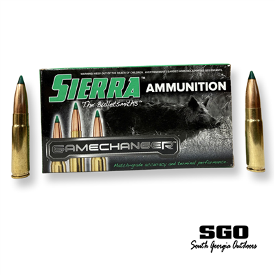 SIERRA TIPPED GAMEKING 300 AAC BLACKOUT 125 GRAIN TGK GAMECHANGER 20 ROUND BOX