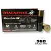 WINCHESTER DOUBLE X HIGH VELOCITY TURKEY LOAD 12 GAUGE 3 IN.  1-3/4OZ #5 SHOT LEAD 10 ROUNDS