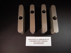 Vibra-Stop anodized key set for Mercury Verado - Model MERVRD