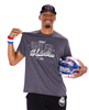 Limited Edition - Harlem Globetrotters Grey Tee by Hoop Culture