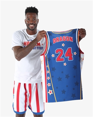 Dragon #24 - Harlem Globetrotters Iconic Replica Jersey by Champion