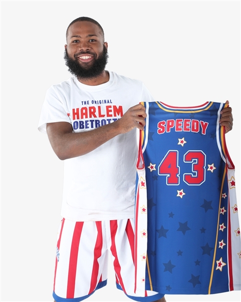 Speedy #3 - Harlem Globetrotters Iconic Replica Jersey by Champion