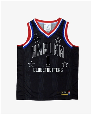 Customized Black Replica Globetrotters Jersey