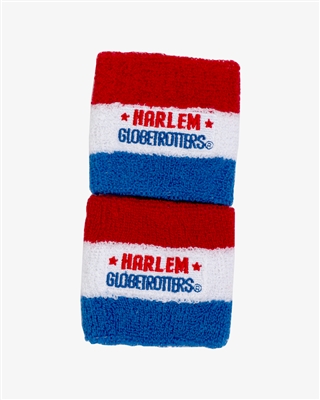 Harlem Globetrotters Embroidered Wristbands (Set of 2)