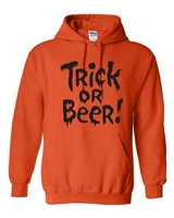 Trick or Beer!! Halloween Men's HOODIE (343)