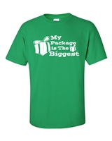 My Package is the Biggest Men's T-Shirt (576)