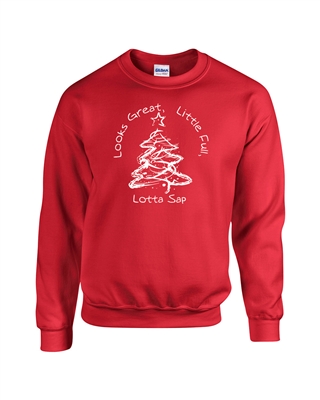 Griswold Christmas Tree Looks great-little full-lotta sap Unisex Crew Sweatshirt (499)