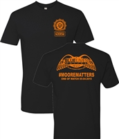 Blue Lives Matter #Moorematters Men's T-Shirt (1169)