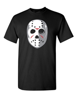 Friday the 13th Jason Halloween Mask Men's T-Shirt (1261)