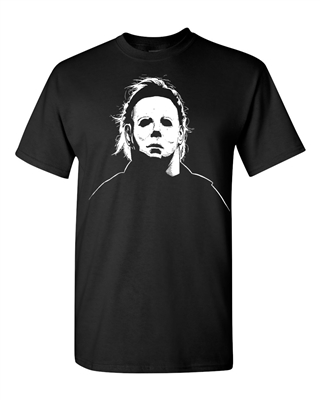 Michael Myers Halloween Movie Mask Men's T-Shirt (1262)