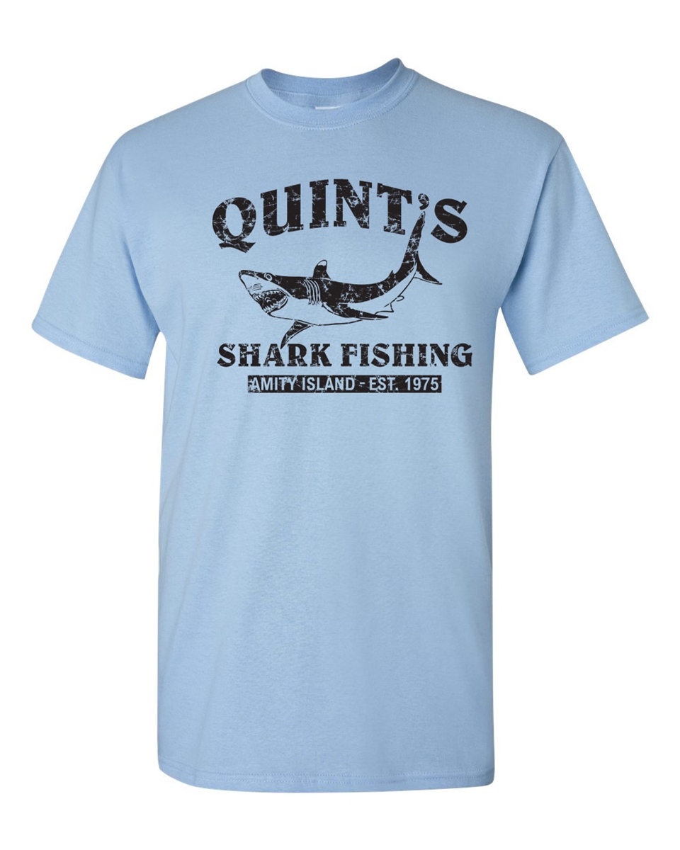 Quint's Shark Fishing - Amity Island - Quints Shark Fishing - T-Shirt