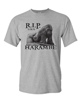 Harambe The Gorilla RIP Cincinnati Zoo Men's T-Shirt  (1419)