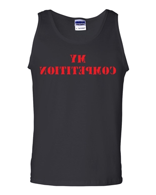 BACKWARD My Competition Look in The Mirror Men's Tank Top (1576)