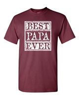 Best Papa Ever Men's T-Shirt (1605)