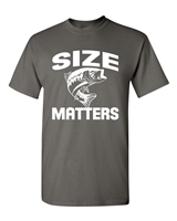 Size Matters - Fish - Men's T-Shirt  (1625)