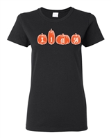 I Love Pumpkin Pie Ladies Junior Fit T-Shirt (1698)