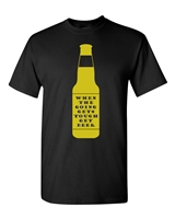 When The Going Gets Tough, Get Beer Men's T-Shirt (1701)