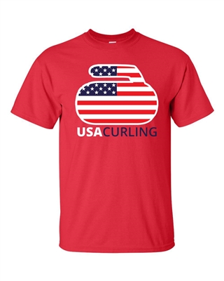 United States Curling Team Men's T-Shirt (1737)