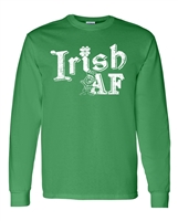 Irish AF St. Patrick's Day LONG SLEEVE Men's T-Shirt (1767)