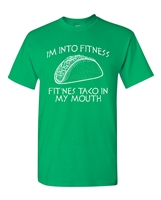 I'm Into Fitness Taco in My Mouth Men's T-Shirt (1861)