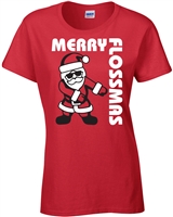 Merry Flossmass Ladies Junior Fit T-Shirt (035)