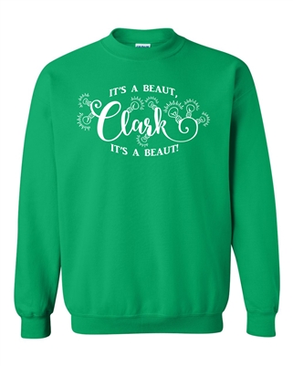 It's A Beaut Clark Christmas Tree Unisex Crew Sweatshirt (144)