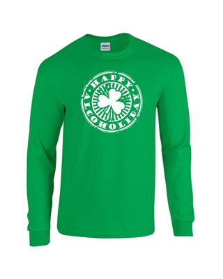Happy Alcoholiday - St. Patrick's Day Men's LONG SLEEVE T-Shirt (406)