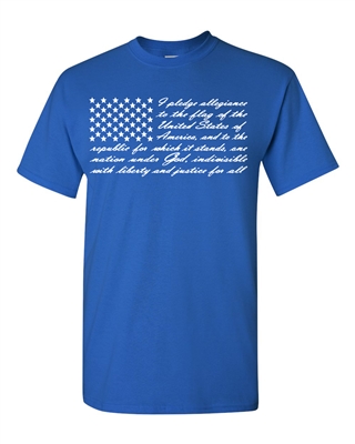 I Pledge Allegiance to the Flag USA Men's T-Shirt (885)