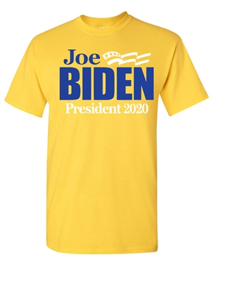 Biden President 2020 BLUE & WHITE Print Unisex T-Shirt (944)