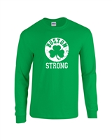 Boston Strong Shamrock Men's LONG Sleeve T-Shirt (749)