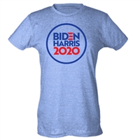 Biden & Harris President 2020 CIRCLE DESIGN LADIES SUBLIMATION T-Shirt