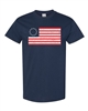 Betsy Ross 13 Star Original Flag Men's T-Shirt (987)