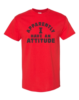Apparently, I Have An Attitude Men's T-Shirt (1037)