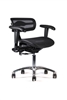 PhantomFocus eChairâ„¢ - Raven Chrome - LARGE Seat