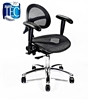 PhantomFocus eChairâ„¢ Raven Chrome - Master Engineer Series - LARGE Seat