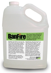 BanFire Retardant for Fabric - 1 Gallon