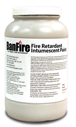 BanFire Intumescent Fire Retardant Paint (ASTM E84) - 1 Gallon