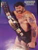 HARLEY RACE signed pwi poster