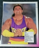 VINTAGE WWF MAGAZINE PAGE signed by CRUSH