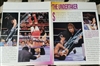 UNDERTAKER & PAUL BEARER signed vintage wwf magazine pages