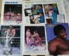 LOT OF 6 signed vintage wwf magazine pages