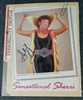 VINTAGE WWF MAGAZINE PAGE signed by SENSATIONAL SHERRI