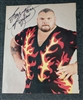 VINTAGE WWF MAGAZINE PAGE signed by BAM BAM BIGELOW