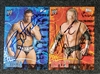 ***RARE***  WWF TOPPS 2007 UK EXCLUSIVE CARDS signed by TRIPLE H & BATISTA