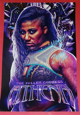 ATHENA /EMBER MOON signed 11X17 poster!!
