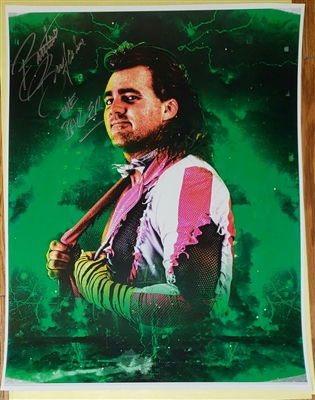 BRUTUS BEEFCAKE signed 11x14 poster -Icons convention exclusive-