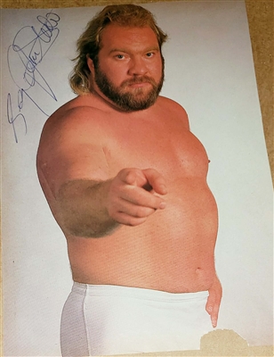 BIG JOHN STUDD signed pin-up