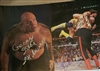 GEORGE THE ANIMAL STEELE & MACHO MAN signed pin-ups