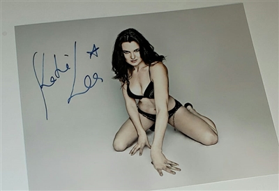 katie lea burchill signed photo