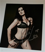 katie lea burchill signed photo